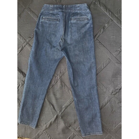 Talbots Jeans Side Zip Slim Ankle  Medium Wash Pockets Stretch Women’s 8 - Picture 7 of 11